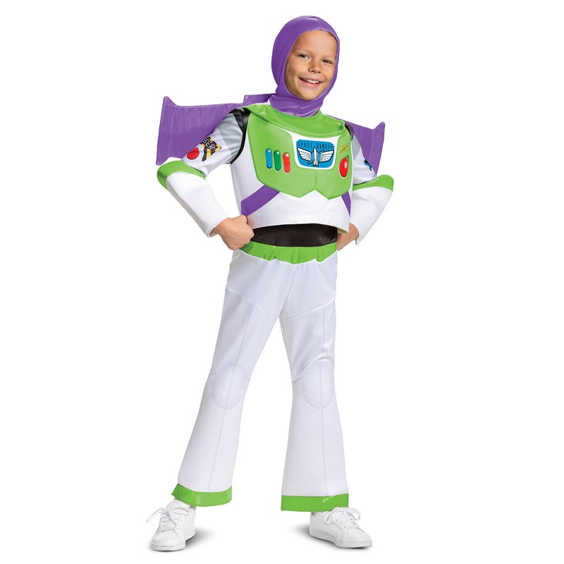 Disguise Toy Story 4 Buzz Lightyear Costume, Official Toy Story 4 Costume for Kids, Small (4-6)